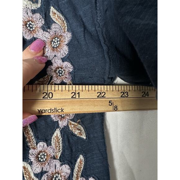 Free People Embroideed Midi Dress Womens Sz S Oversized Bohemian Boho Vacation‎ - Picture 5 of 7